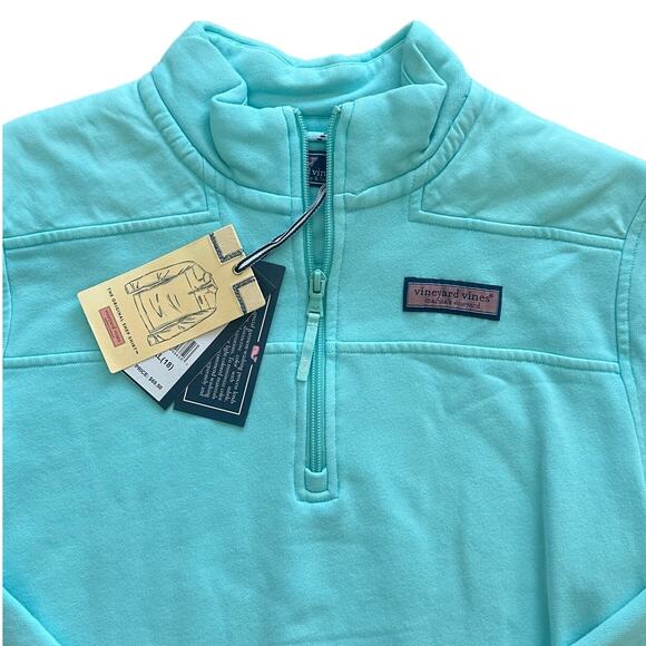 Vineyard Vines Shep Shirt Zipper Pullover Caicos Boys XL NWT - Picture 2 of 5